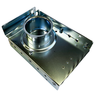 Sliding damper w/sealing manual 50-500 mm