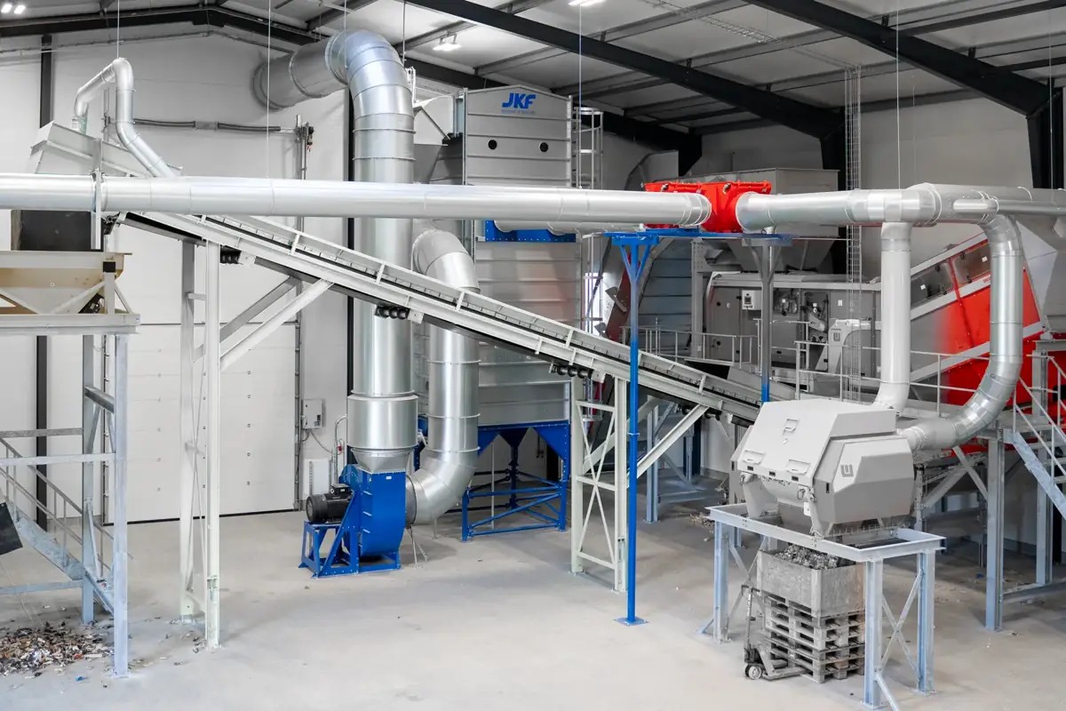 Zdjęcie instalacji: Copenhagen municipality recycling plant
