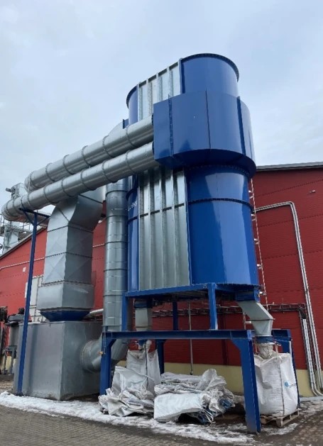Détail de l'installation du projet réalisé chez le producteur de semences agricoles
