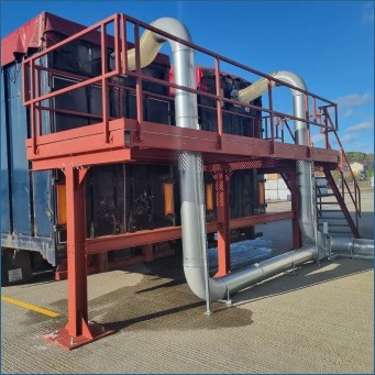 Détail de l’installation du projet Indusvent