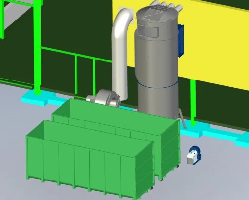 Filter installation from the VDL case