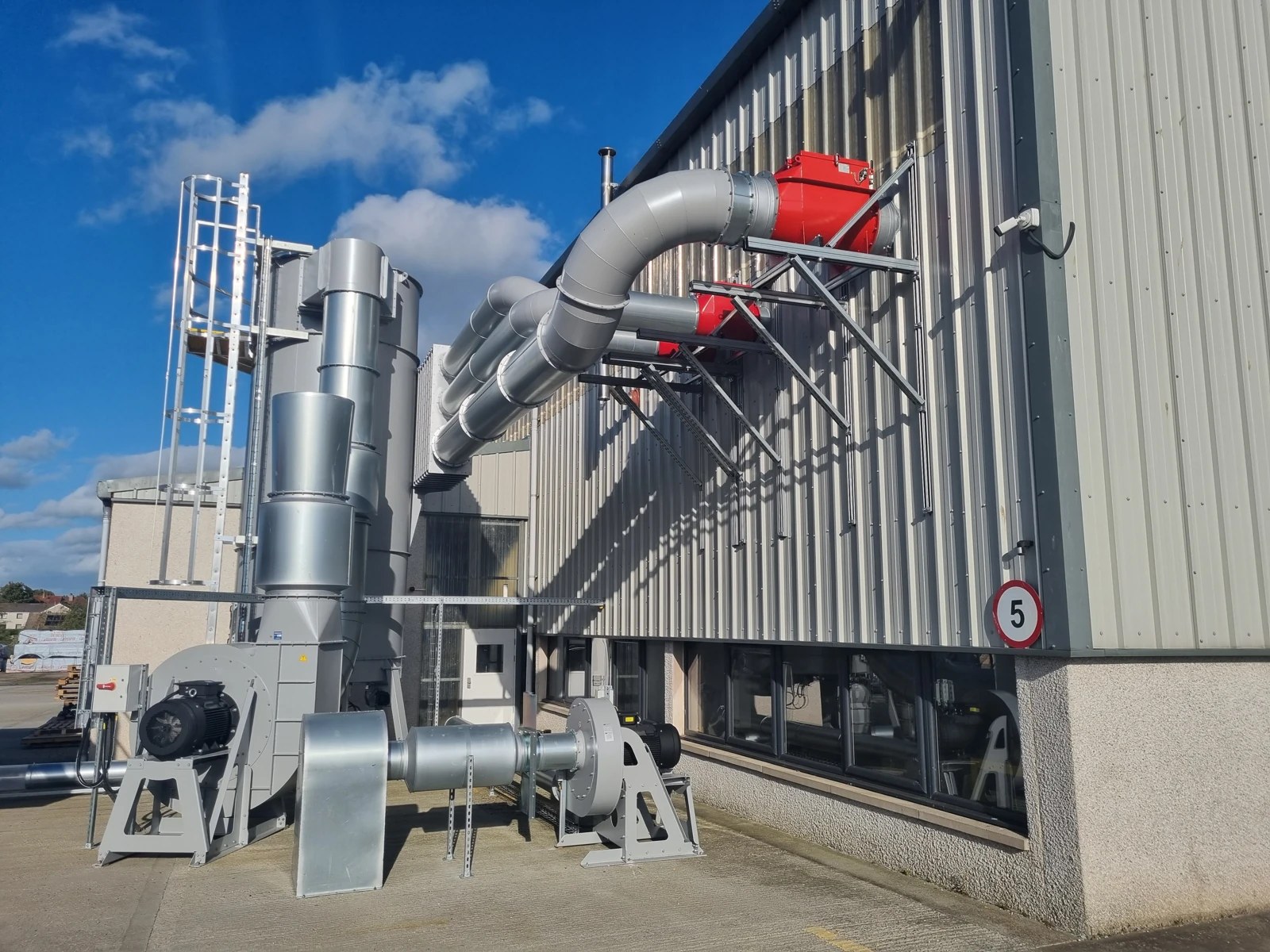 Indusvent dust extraction installation in the North of Scotland